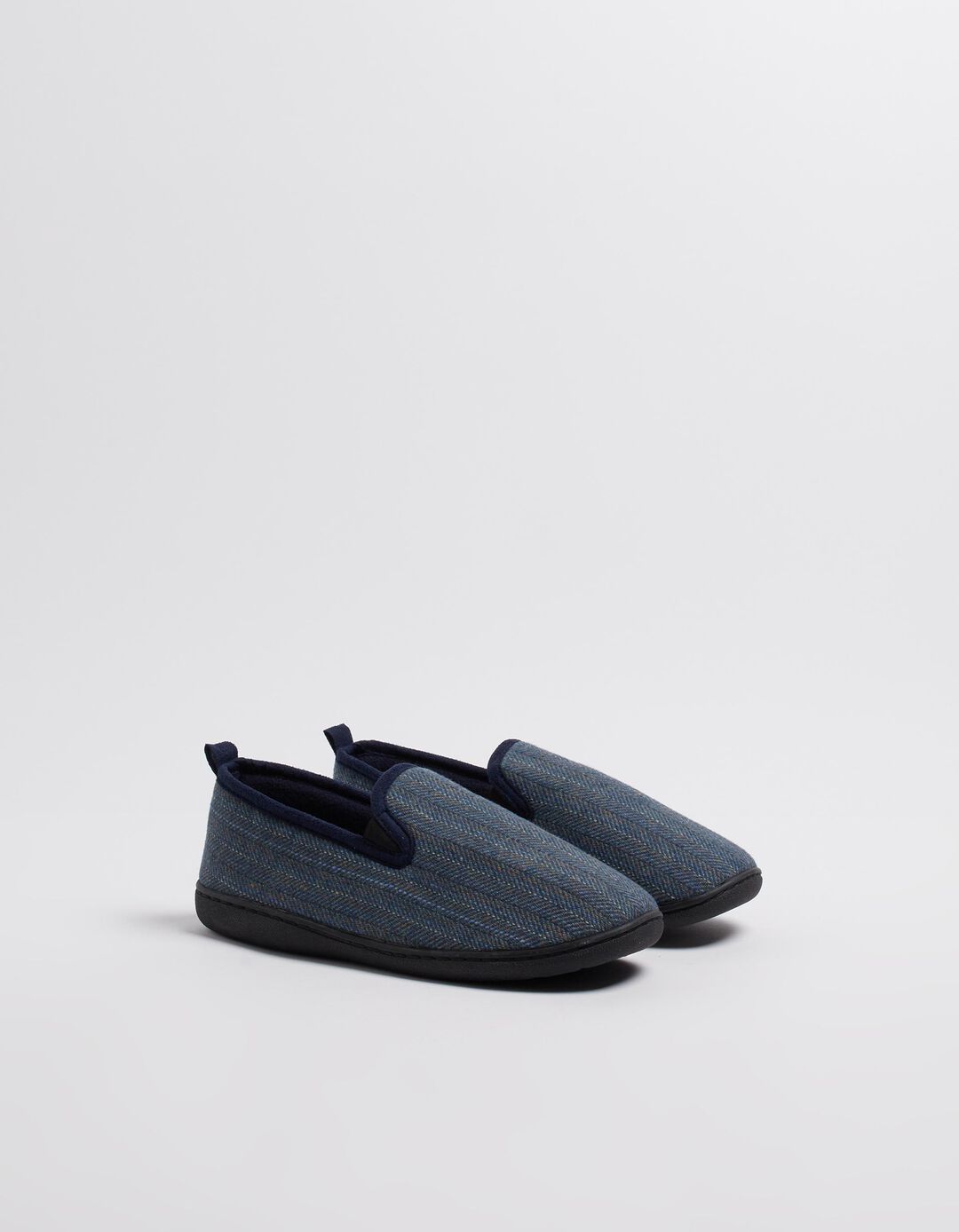 Pantufas Textura, Homem, Azul