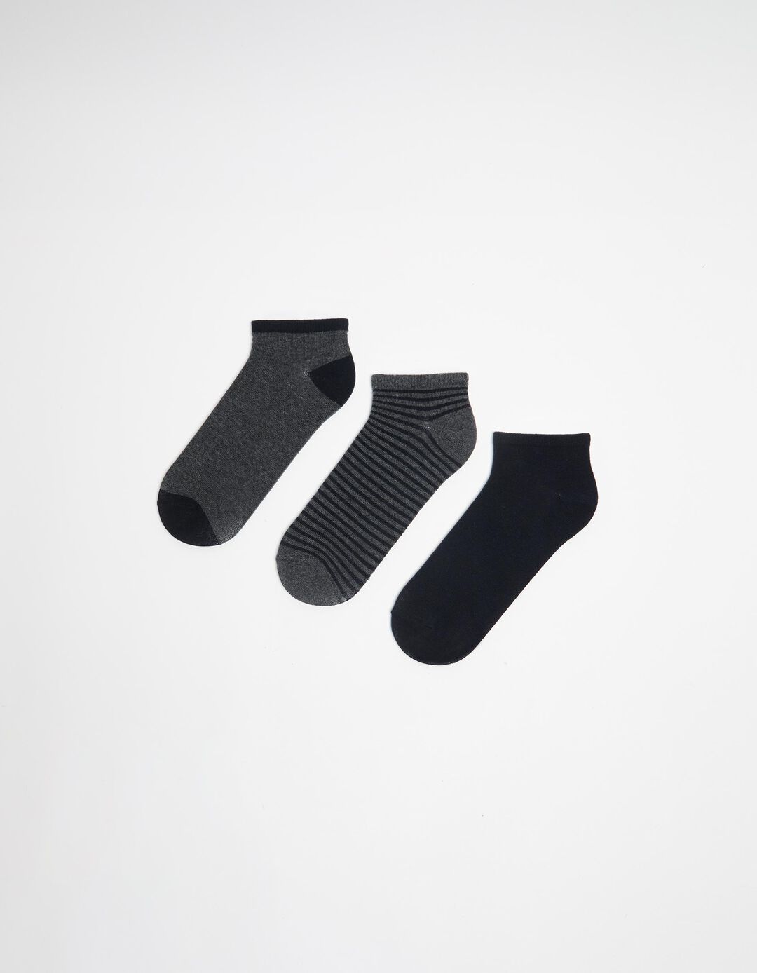 Pack 3 Pares Meias, Homem, Azul Escuro 