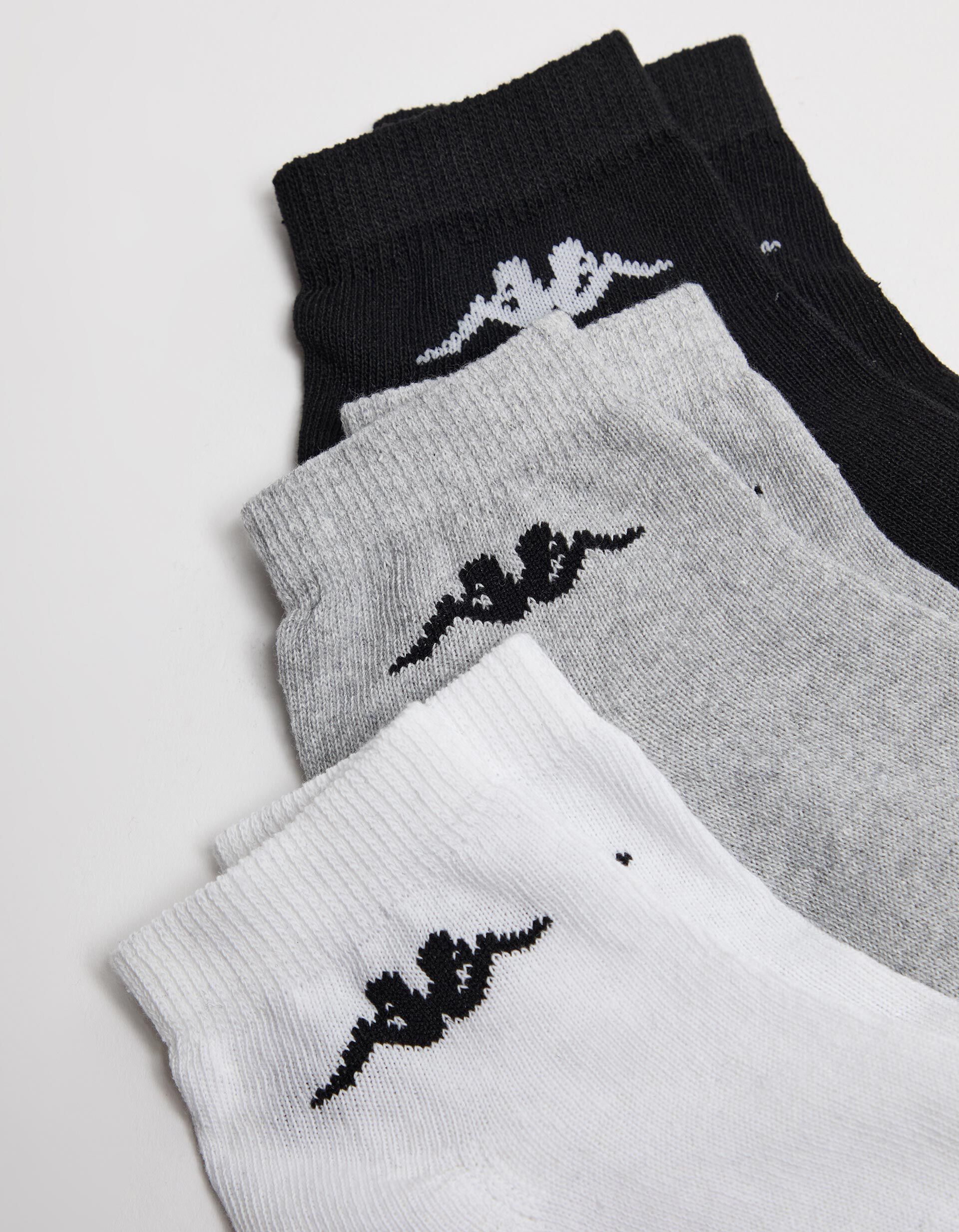 Comprar Online Pack 3 Pares de Meias Tornozelo 'Kappa', Homem, Multicor