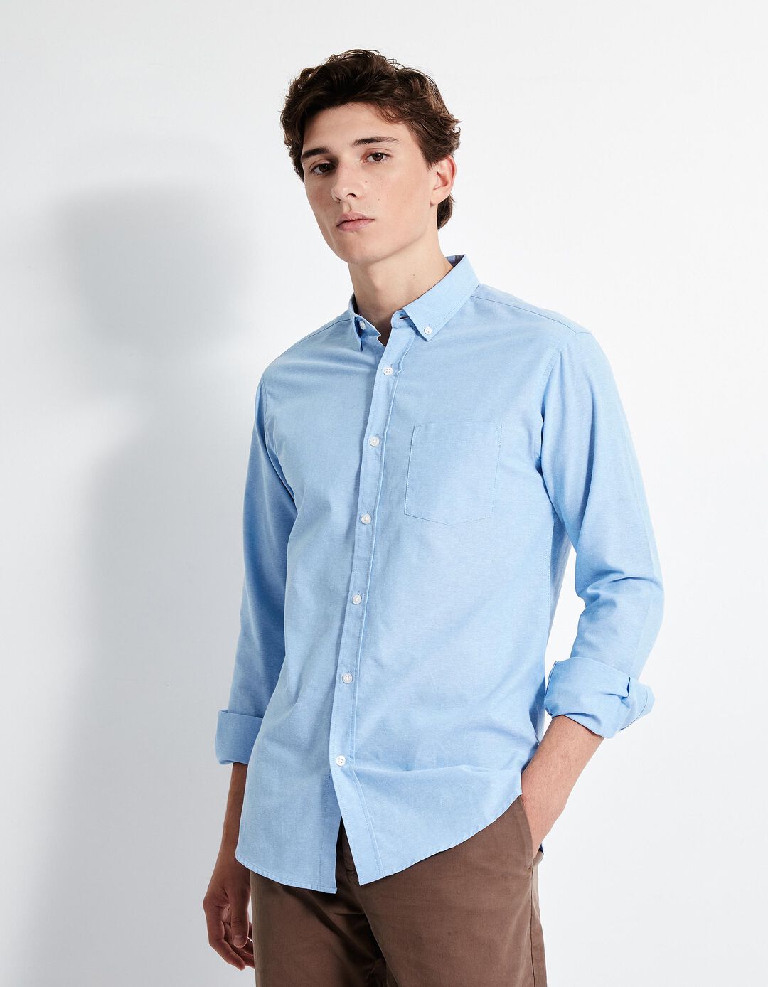 Camisa, Homem, Azul