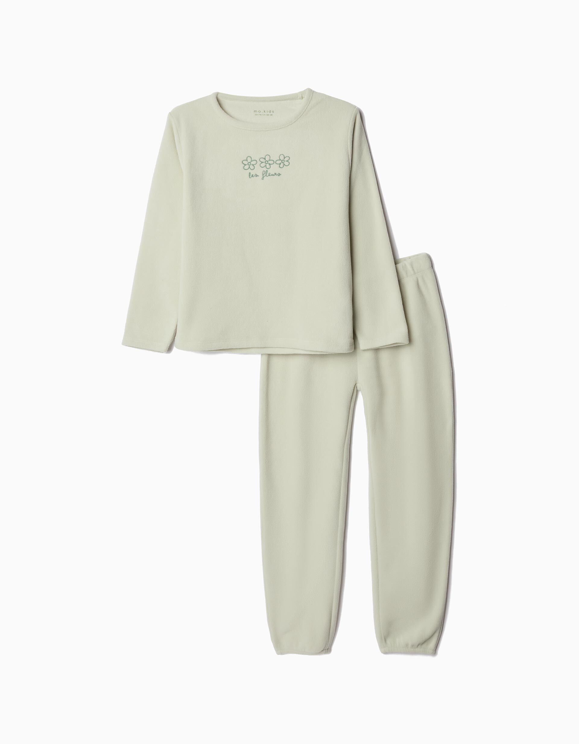 Pijama Polar, Menina, Verde Claro