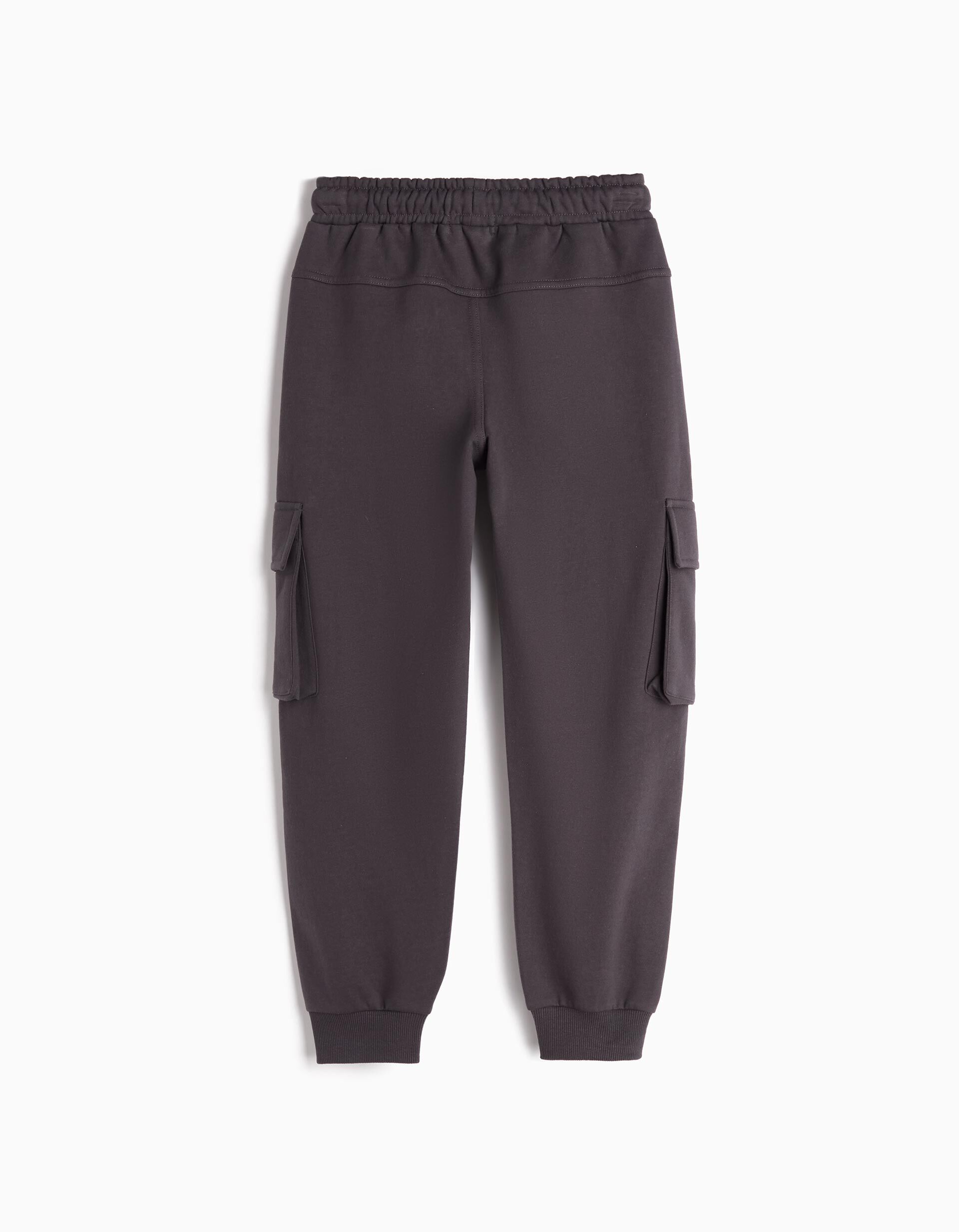 Comprar Online Joggers de Felpa Cargo, Menino, Cinzento Escuro
