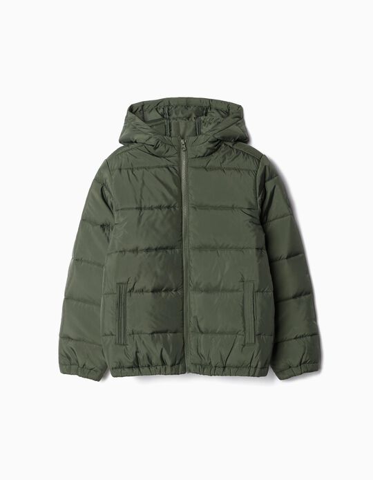 Comprar Online Casaco Acolchoado com Capuz, Menino, Verde