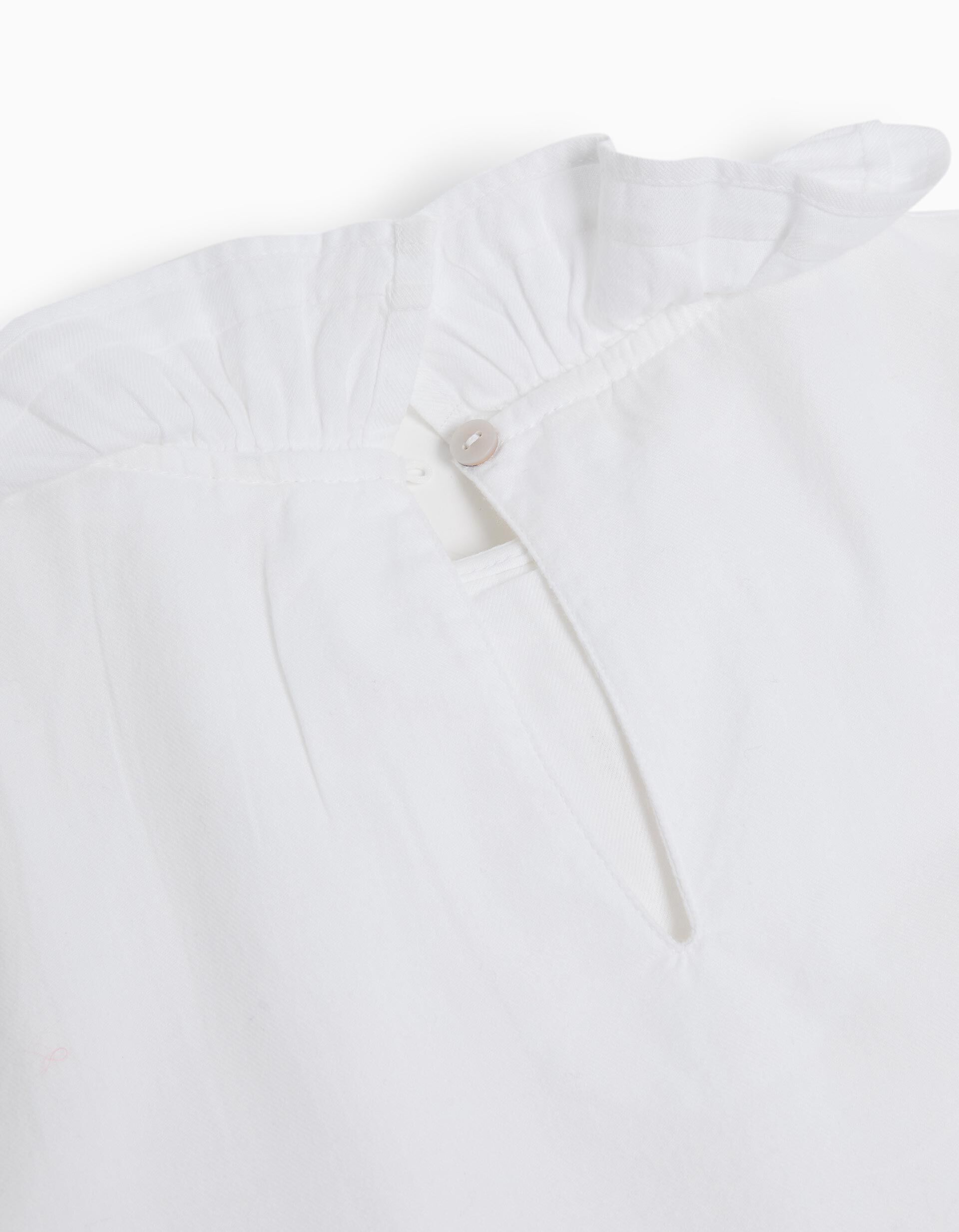 Comprar Online Blusa Sarja Folho, Menina, Branco