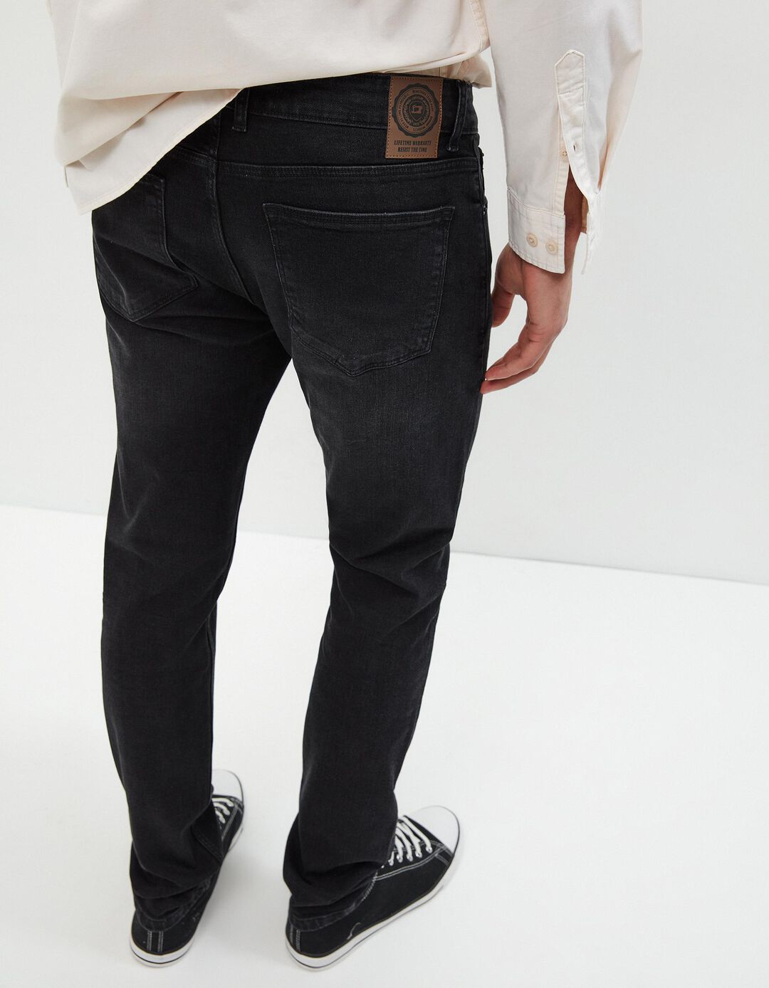 Jeans Skinny Fit, Homem, Preto