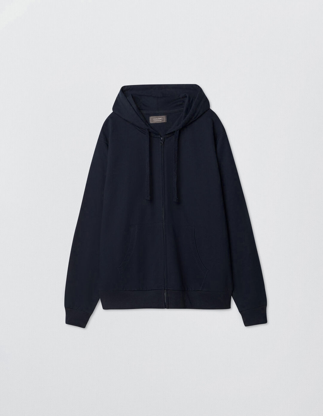 Casaco Jersey com Capuz, Azul Escuro