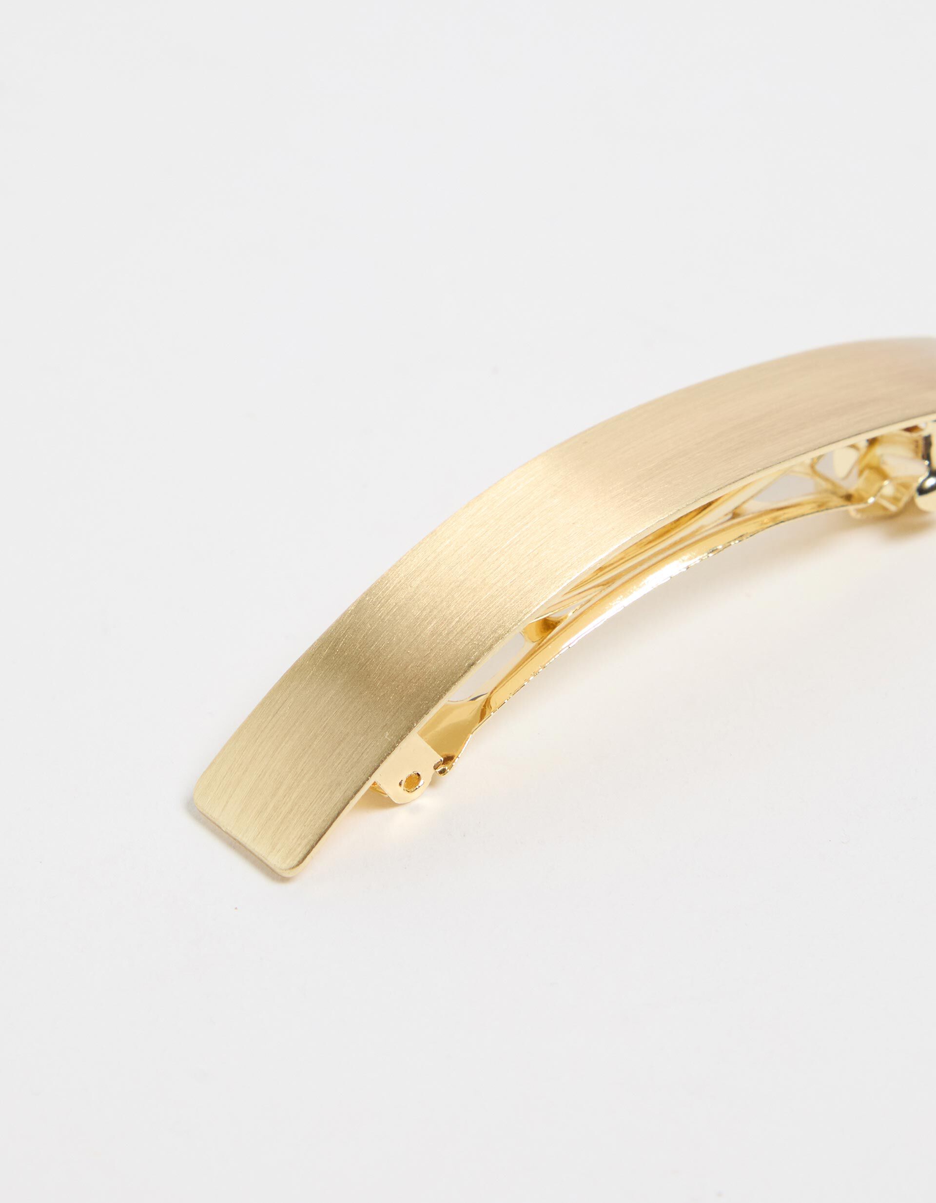 Comprar Online Gancho de Cabelo Horizontal, Mulher, Dourado