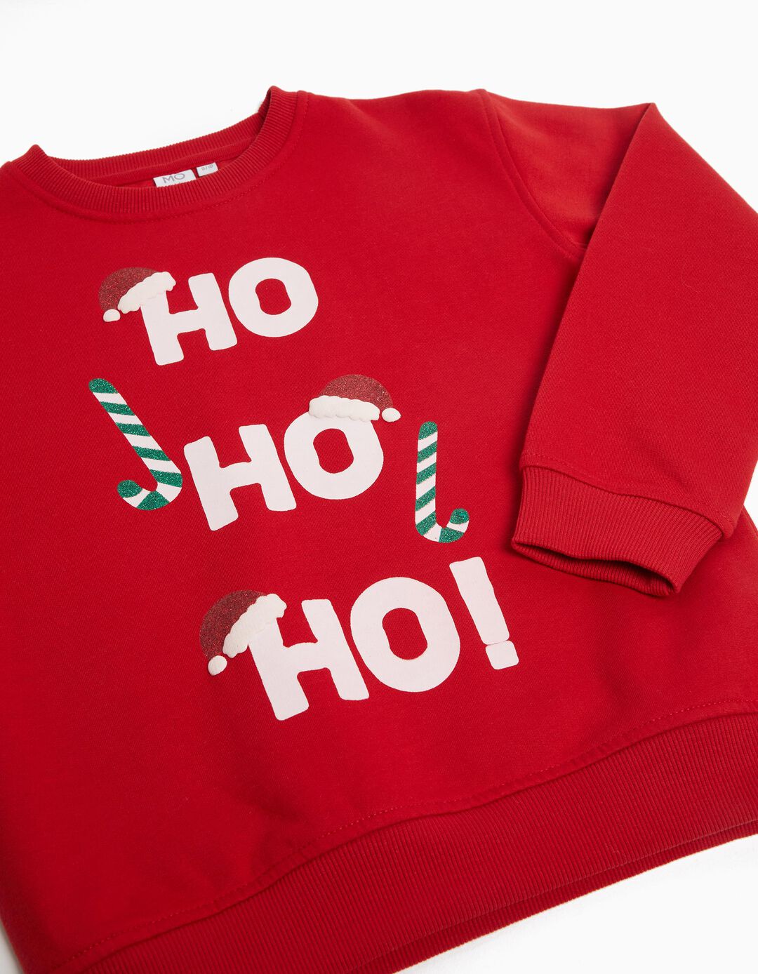 Sweatshirt de Felpa Natal, Menina, Vermelho
