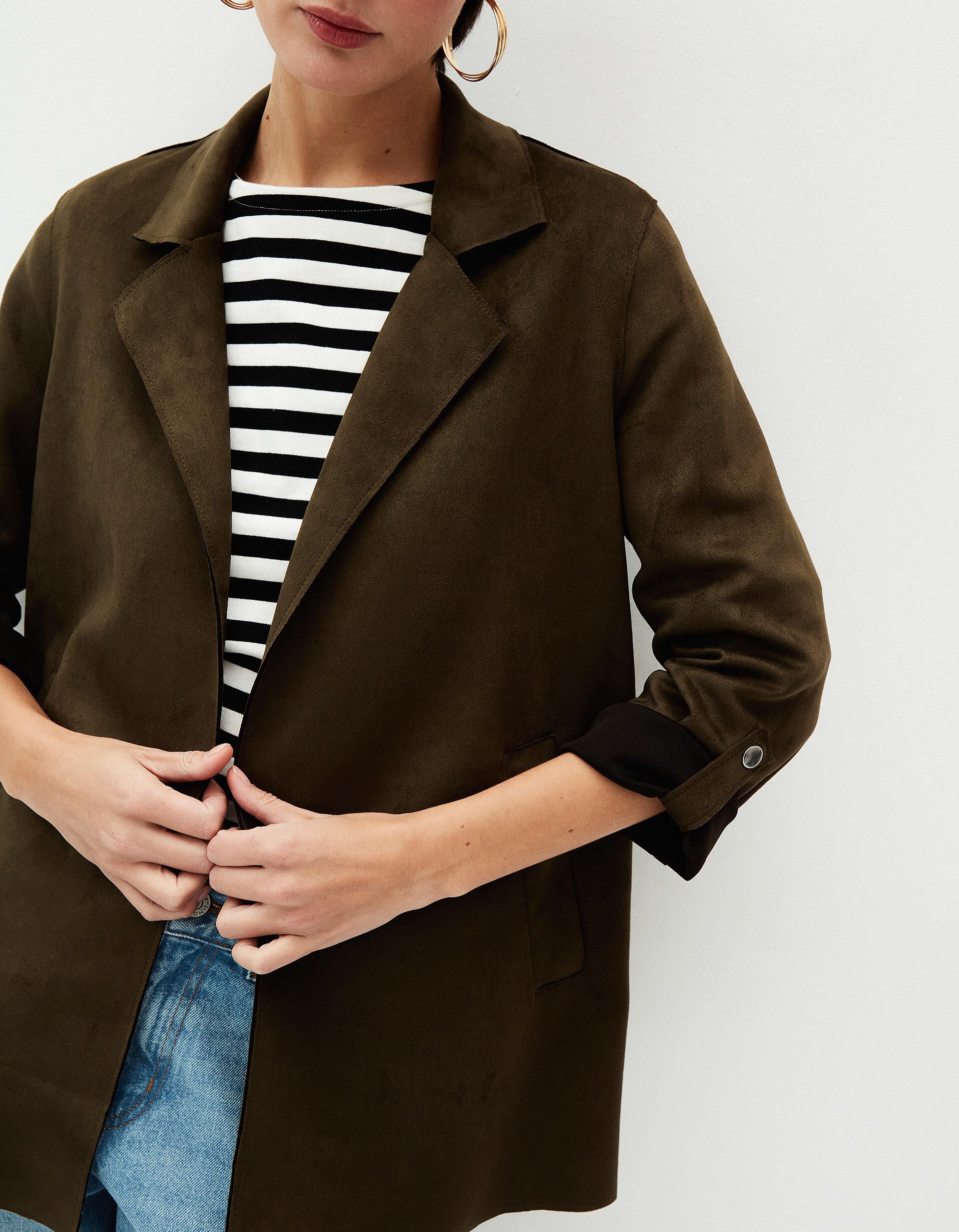 Comprar Online Blazer Efeito Camur&ccedil;a, Mulher, Verde