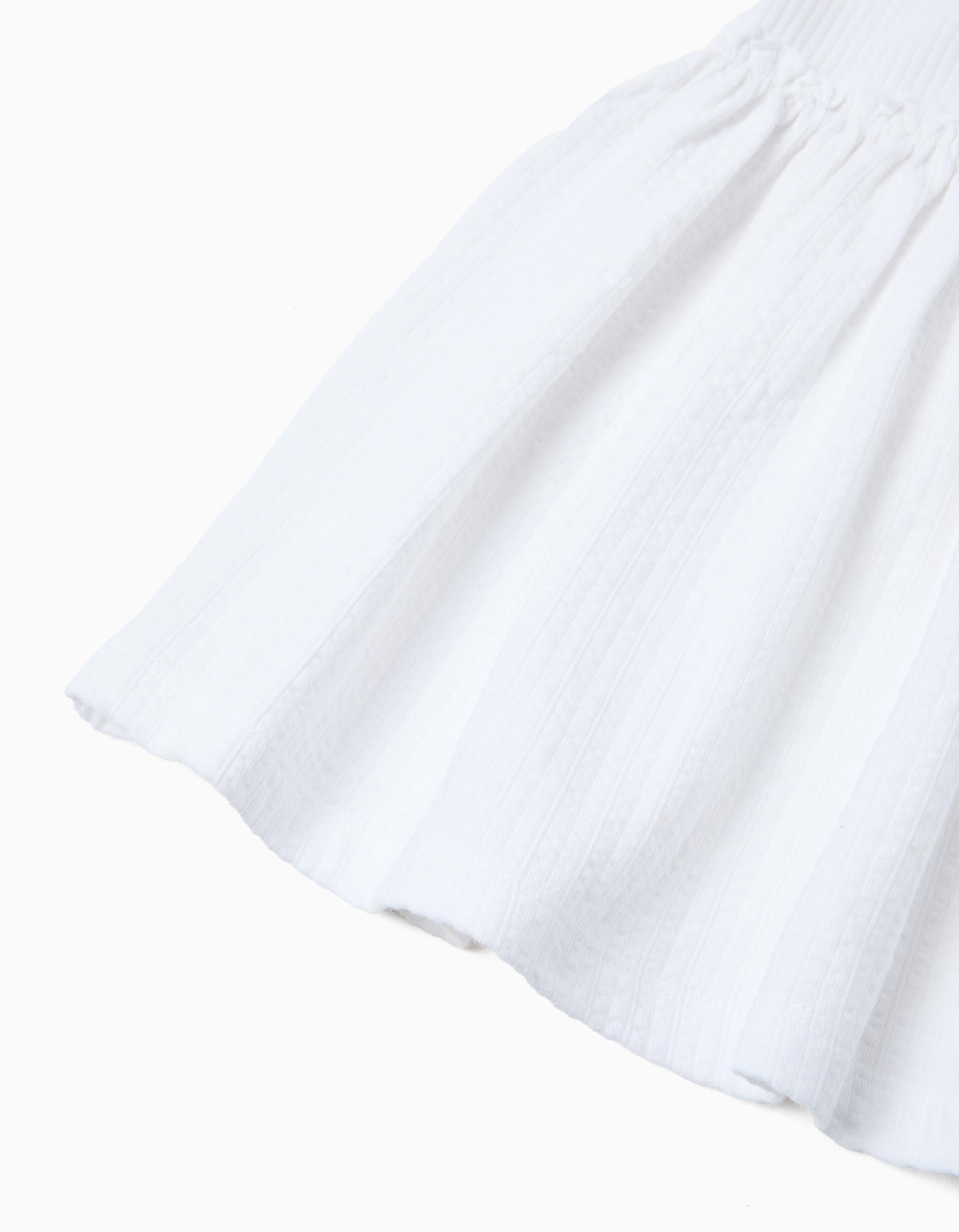 Vestido, Menina, Branco 