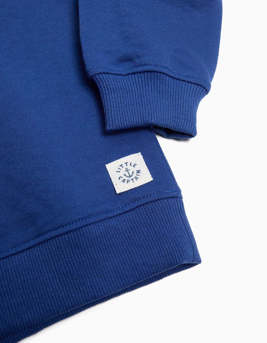 Sweatshirt de Felpa, Menino, Azul Escuro
