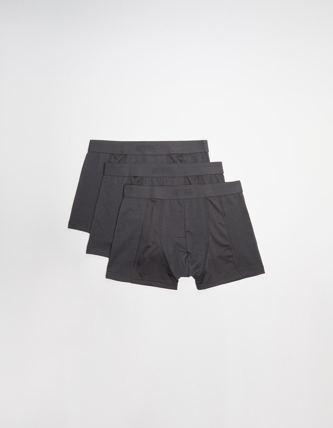 Pack 3 Boxers, Homem, Cinzento Escuro