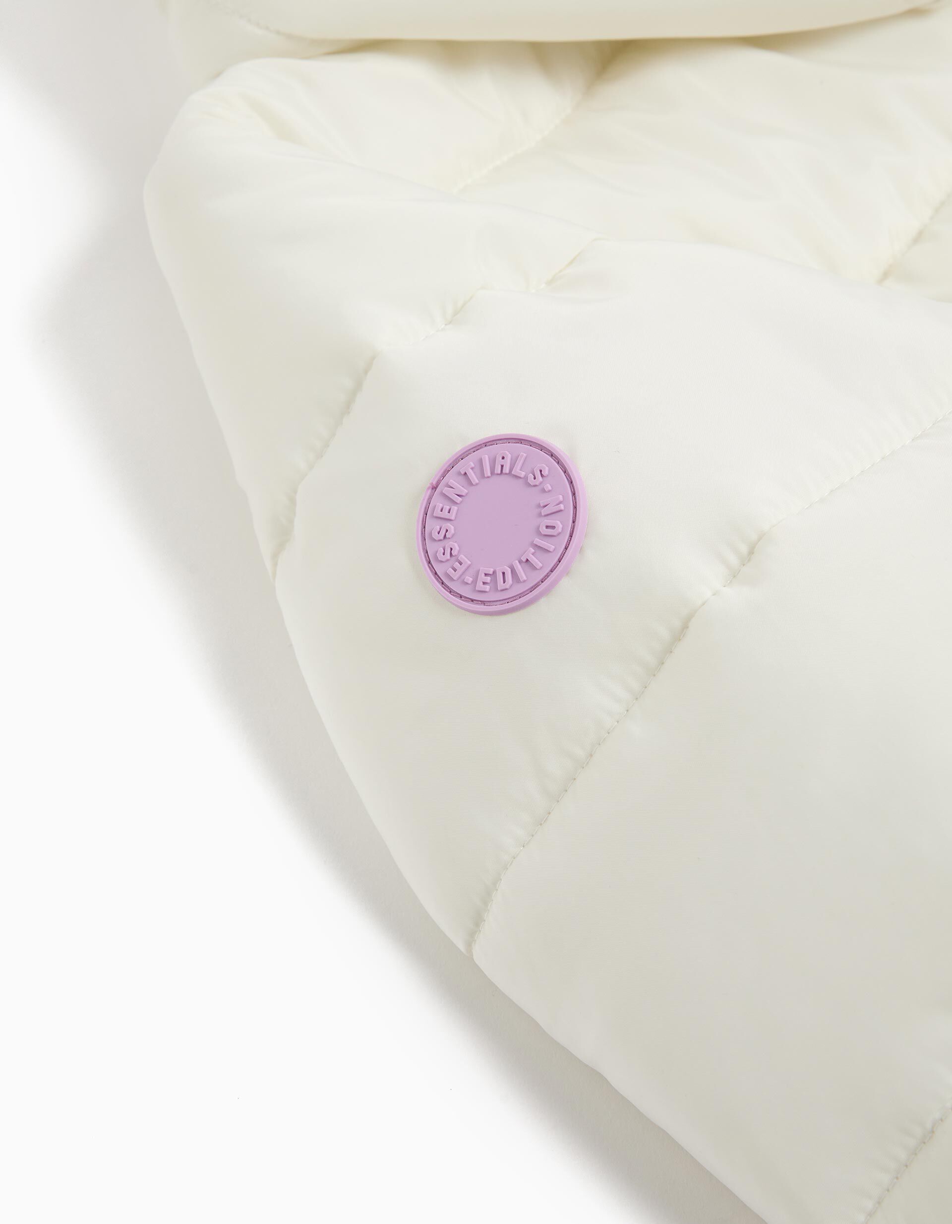 Comprar Online Casaco Acolchoado com Capuz, Menina, Branco