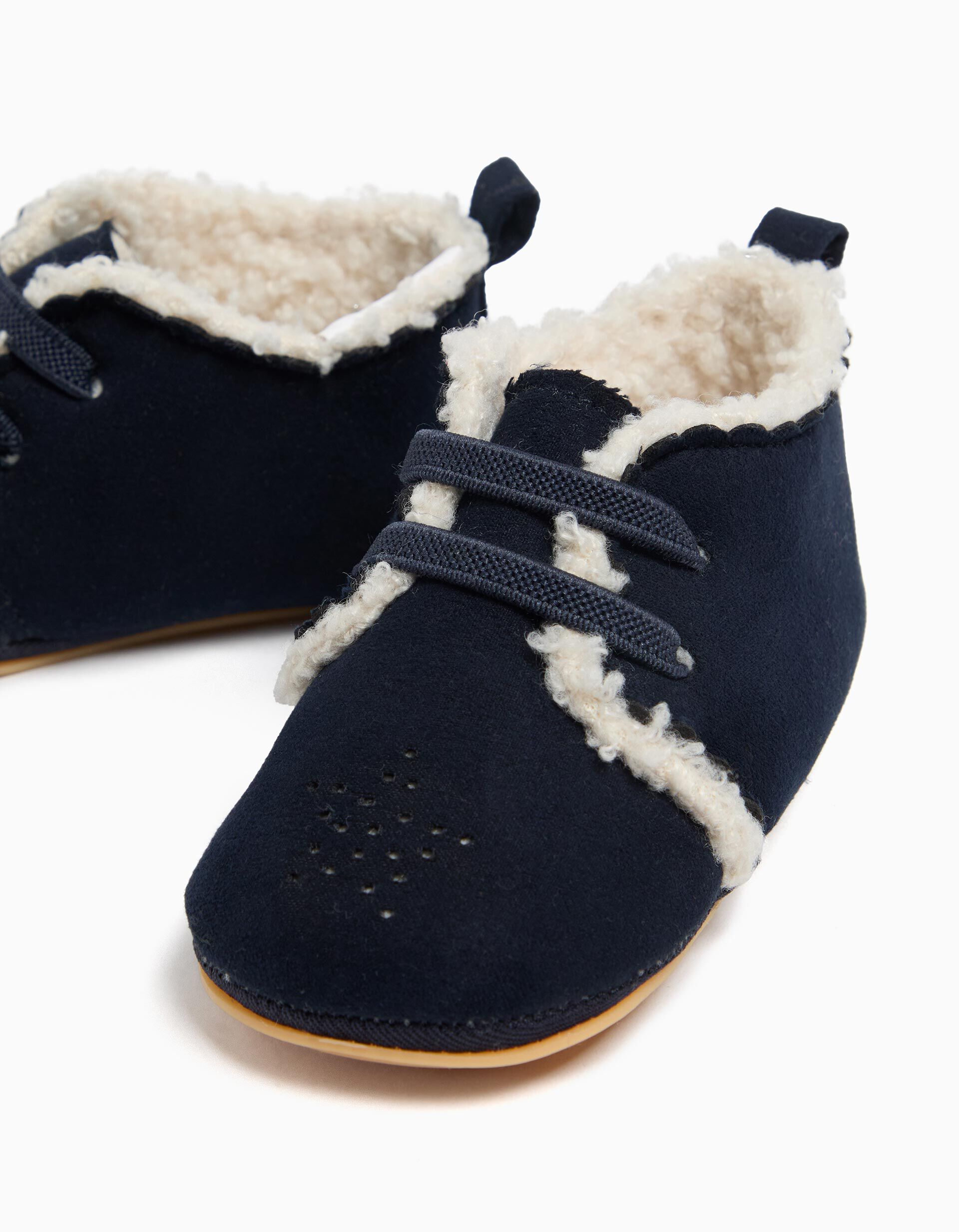 Comprar Online Botinhas Pelo, Rec&eacute;m-nascido, Azul Escuro