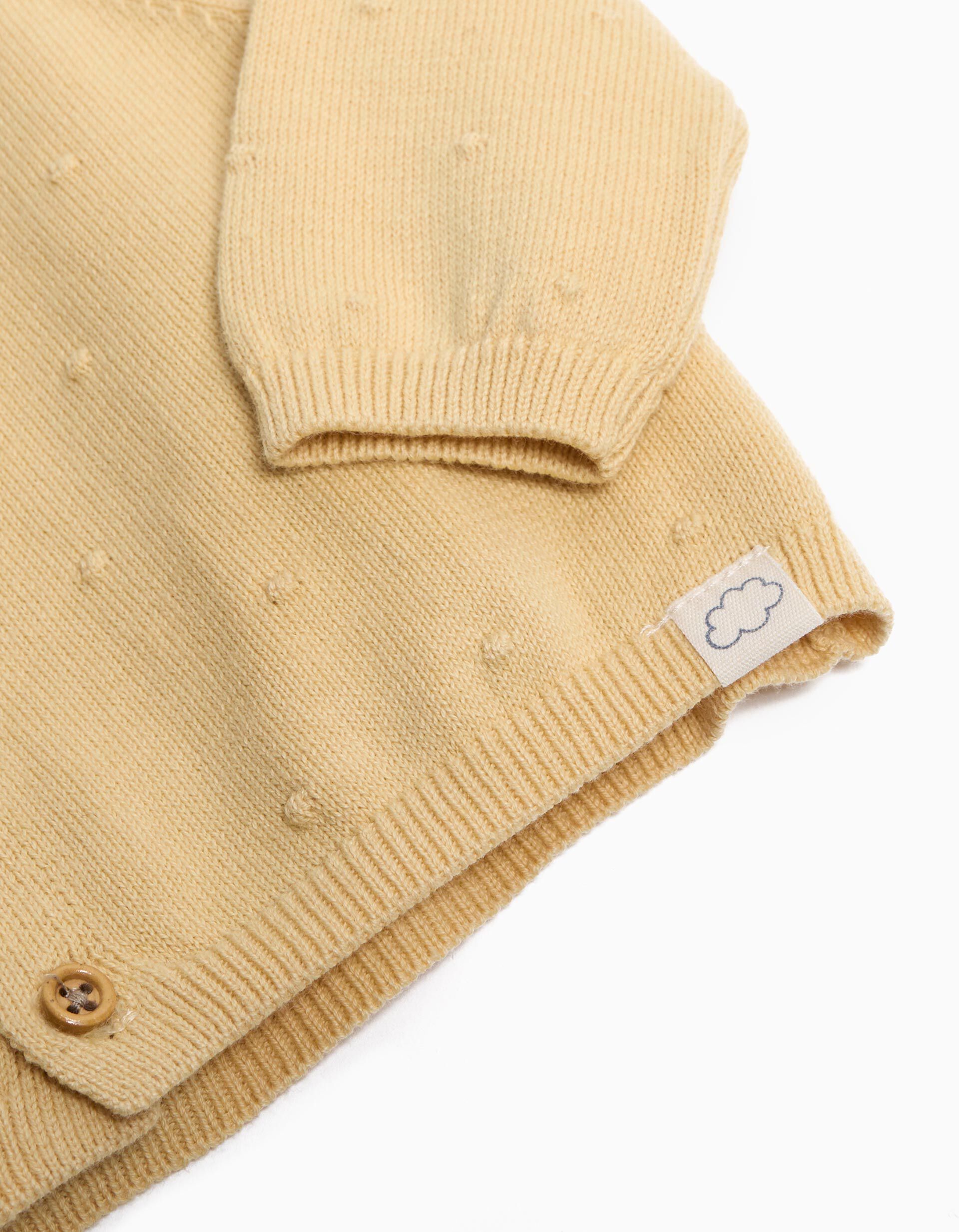 Comprar Online Casaco de Malha, Rec&eacute;m-nascido, Amarelo Claro