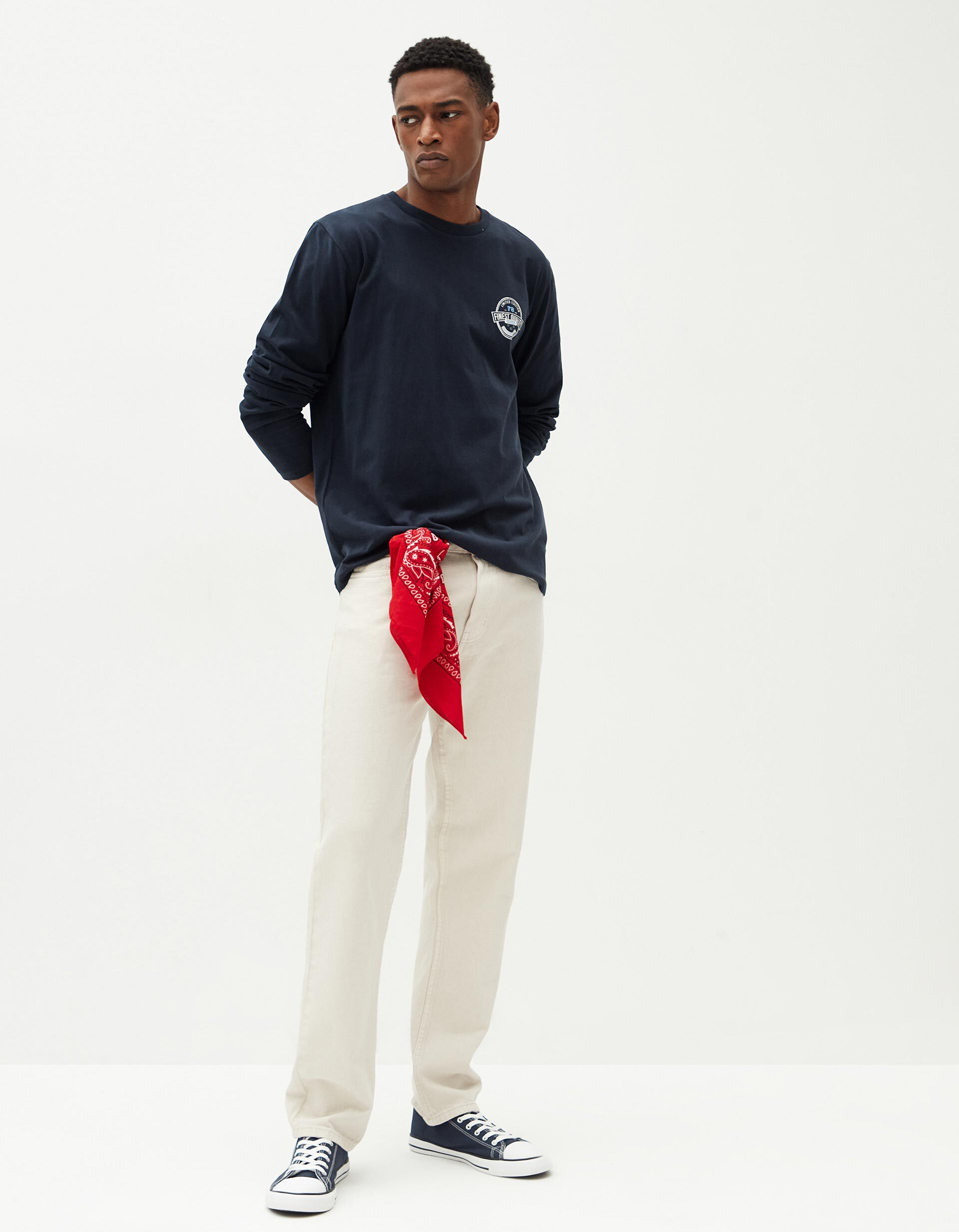 Cal&ccedil;as de Ganga, Homem, Bege Claro 