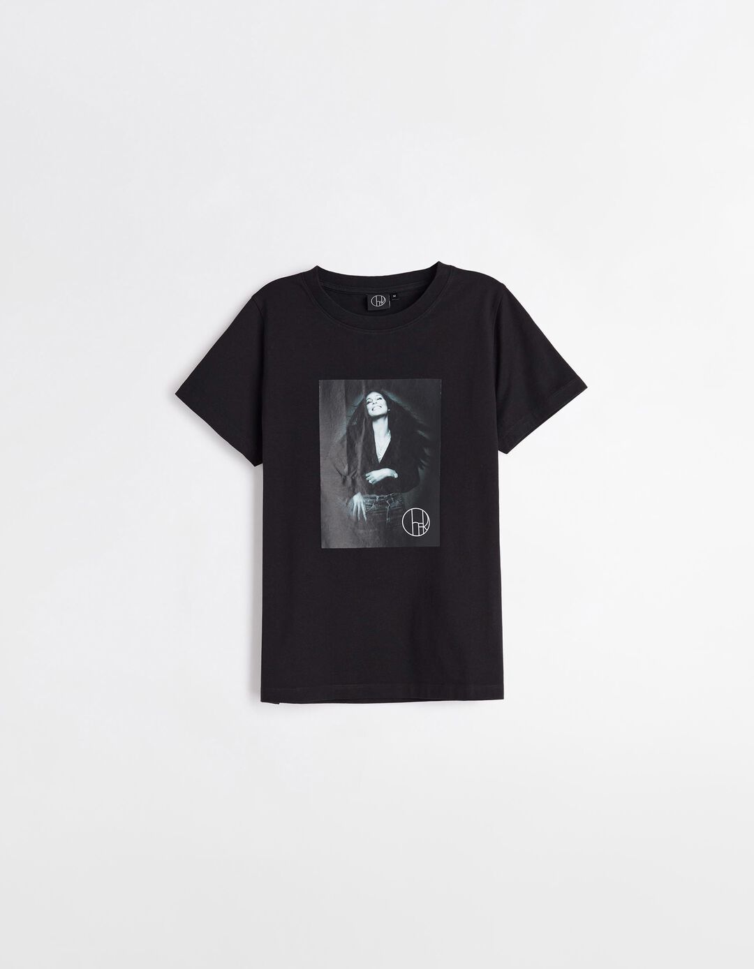 T-shirt 'Cher', Mulher, Preto