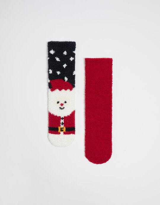 Comprar Online Pack 2 Pares de Meias Antiderrapantes Natal, Mulher, Multicor