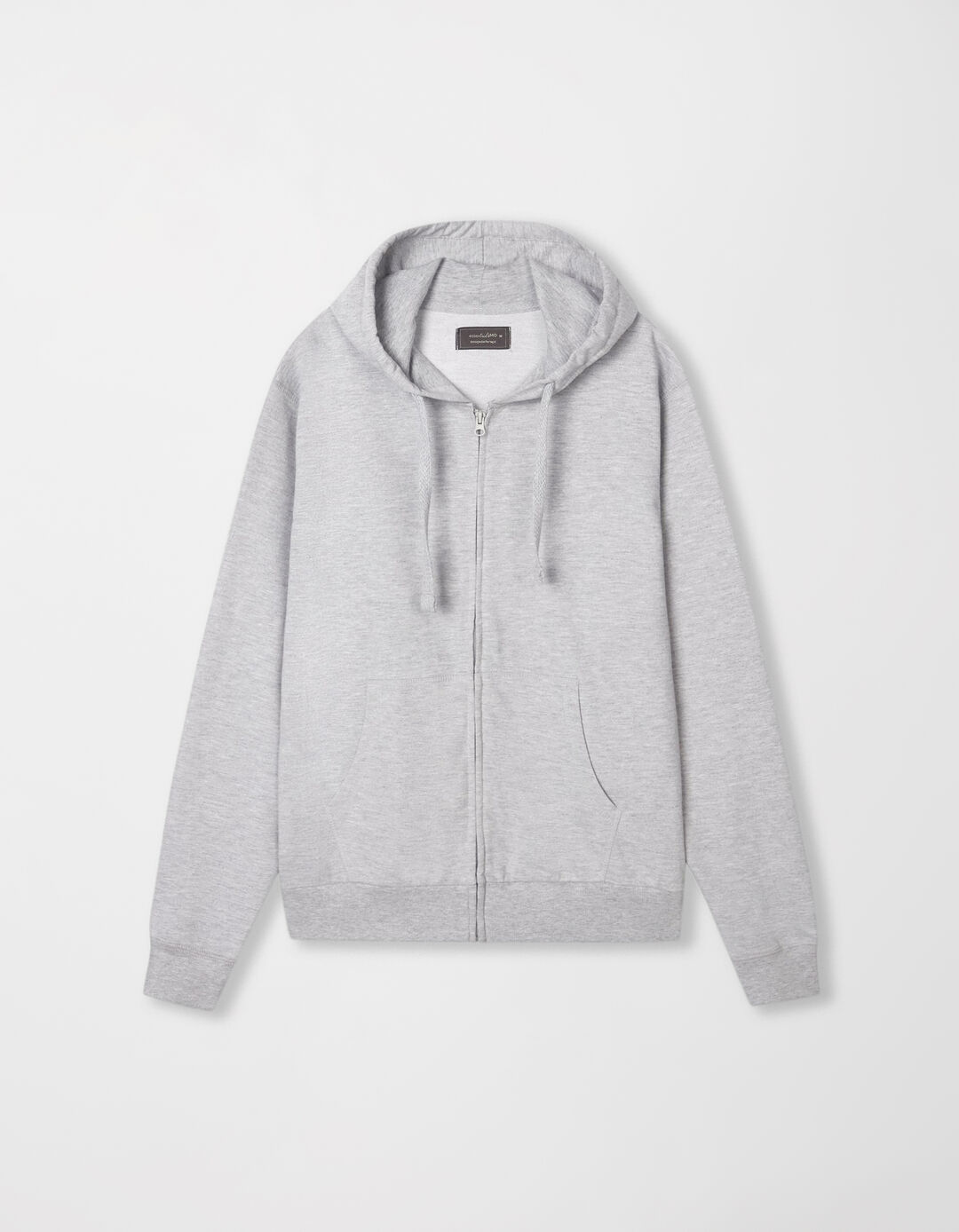 Casaco Jersey com Capuz, Cinza