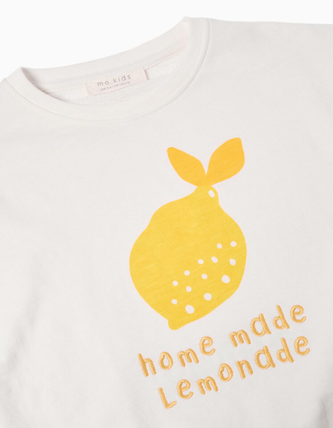 Sweatshirt de Felpa Estampado, Menina, Branco