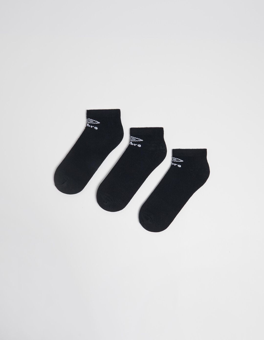 Pack 3 Pares de Meias Tornozelo 'Umbro', Mulher, Preto