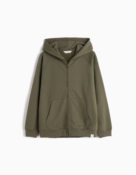 Comprar Online Casaco com Capuz, Menino, Verde Escuro