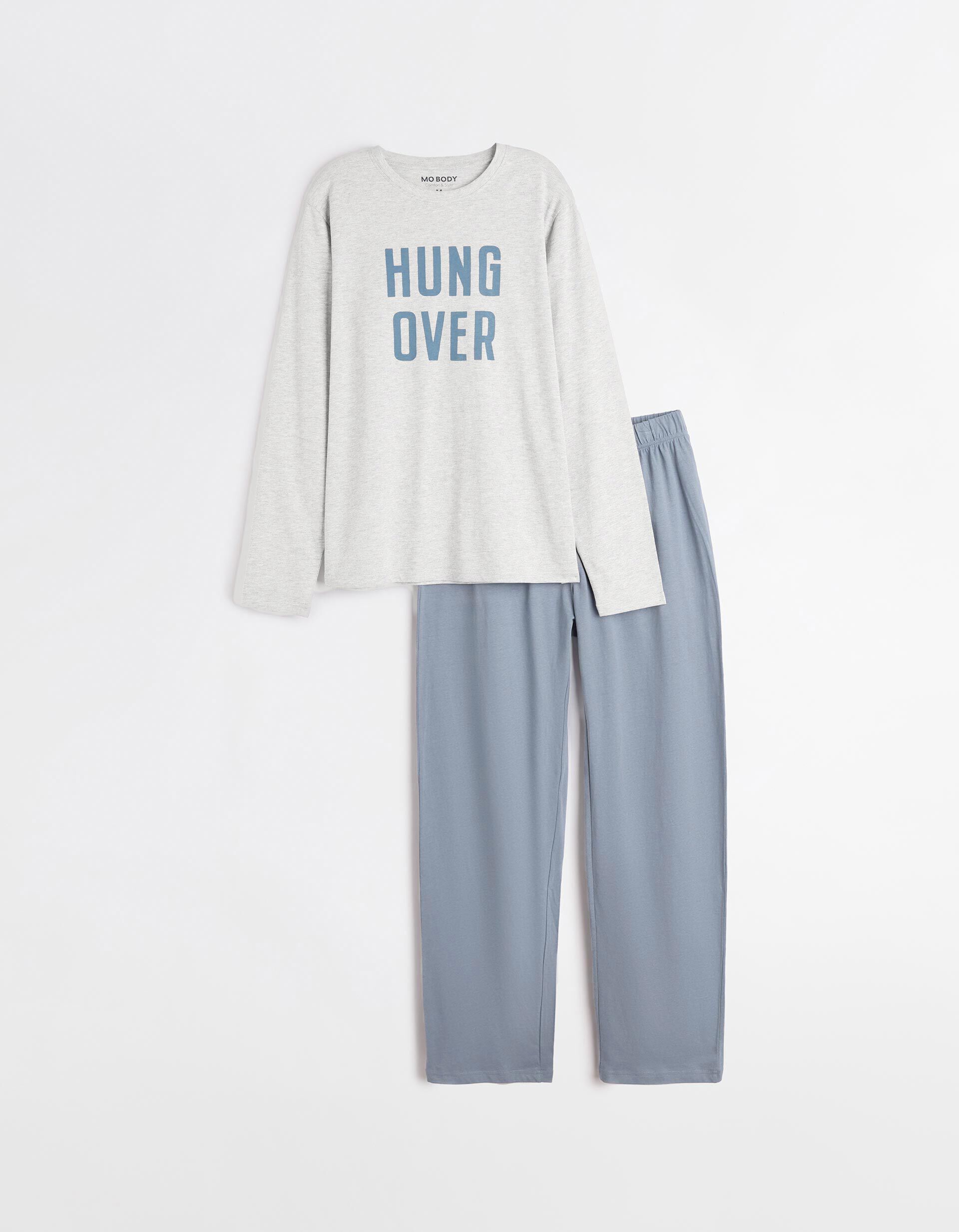 Comprar Online Pijama Jersey, Homem, Cinzento Claro