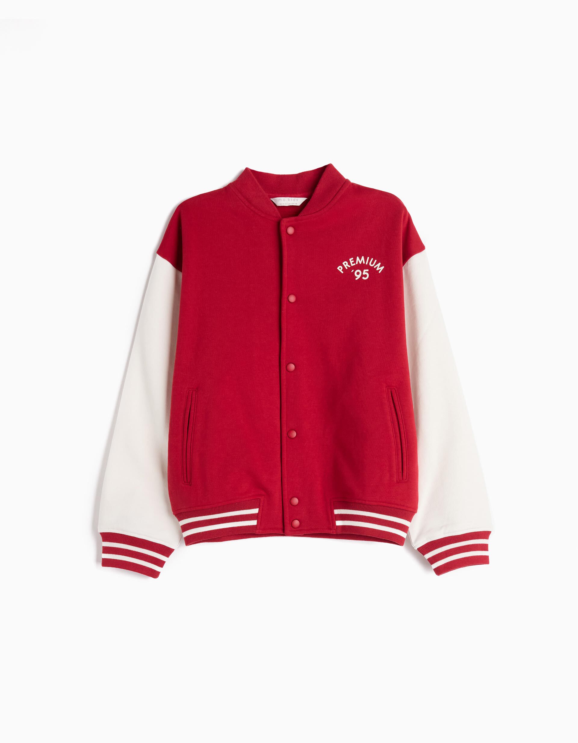 Comprar Online Casaco Bomber, Menino, Vermelho Escuro