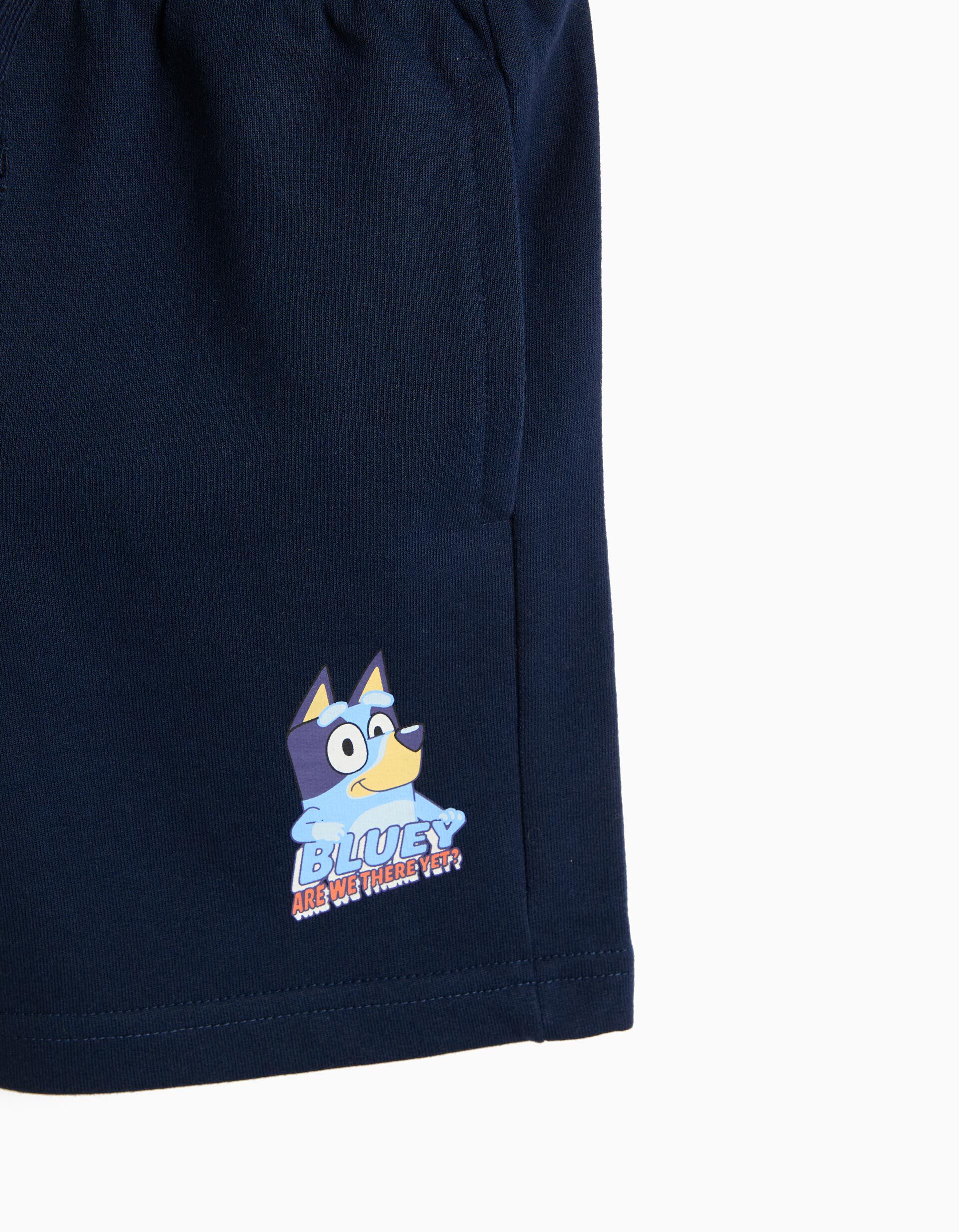 Conjunto 'Bluey', Menino, Azul Escuro