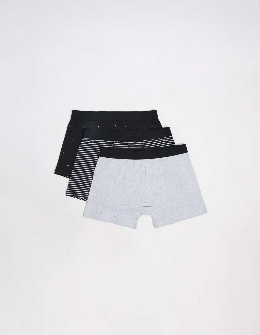 Pack 3 Boxers, Homem, Preto
