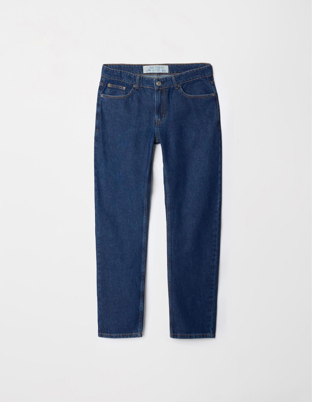 Calças de Ganga Slim Fit, Homem, Azul Escuro