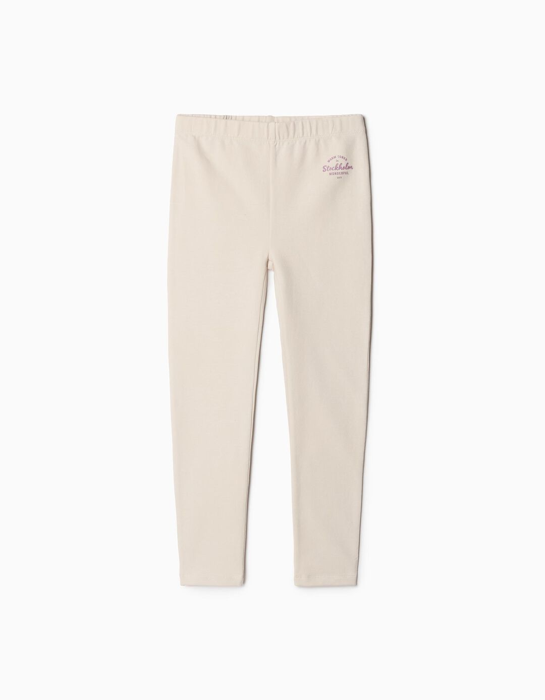Leggings, Menina, Bege Escuro