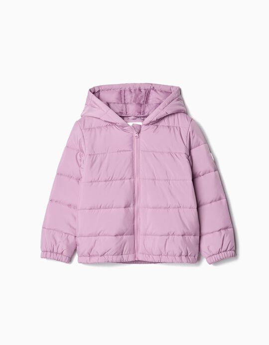 Comprar Online Casaco Acolchoado com Capuz, Menina, Lilás Claro
