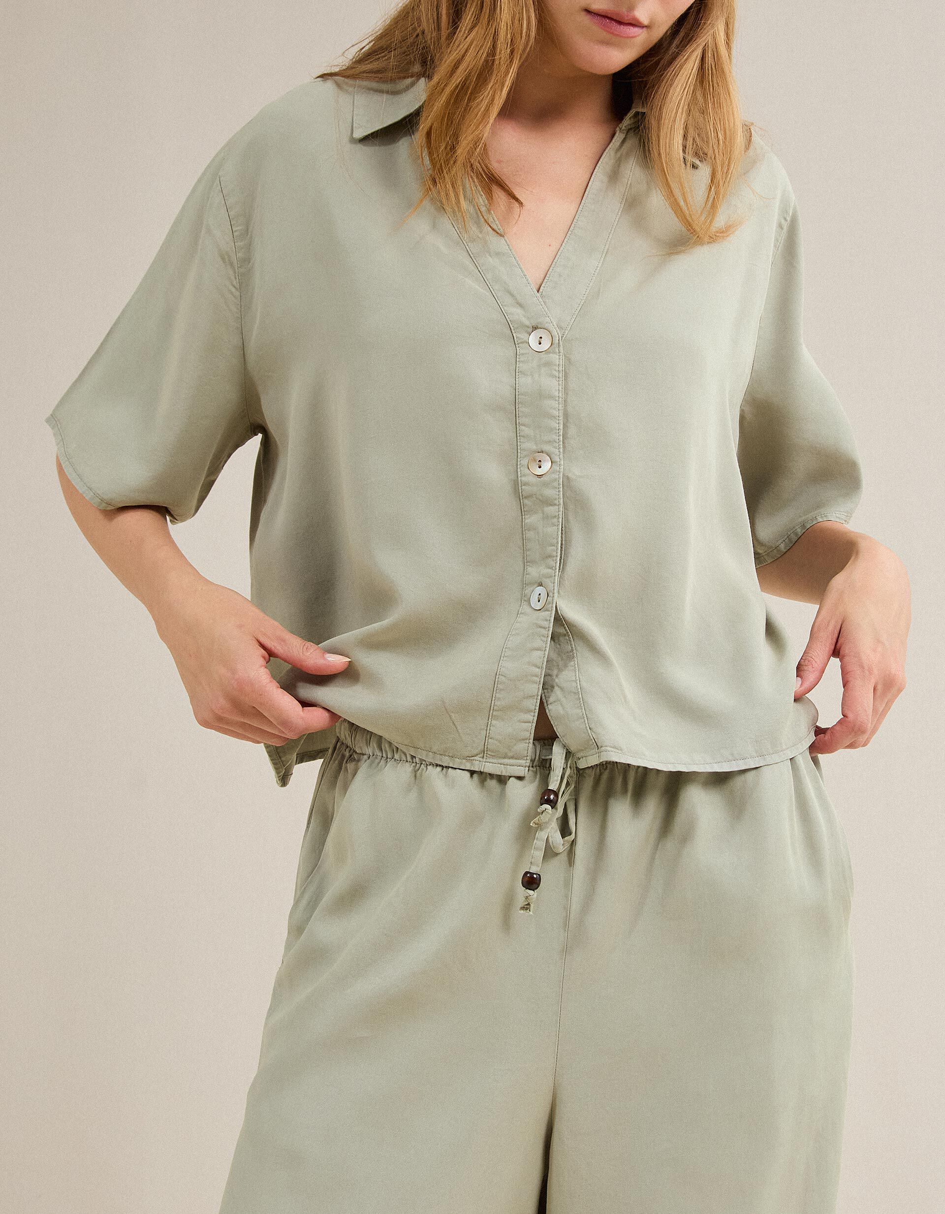 Camisa Liocel, Mulher, Verde Claro