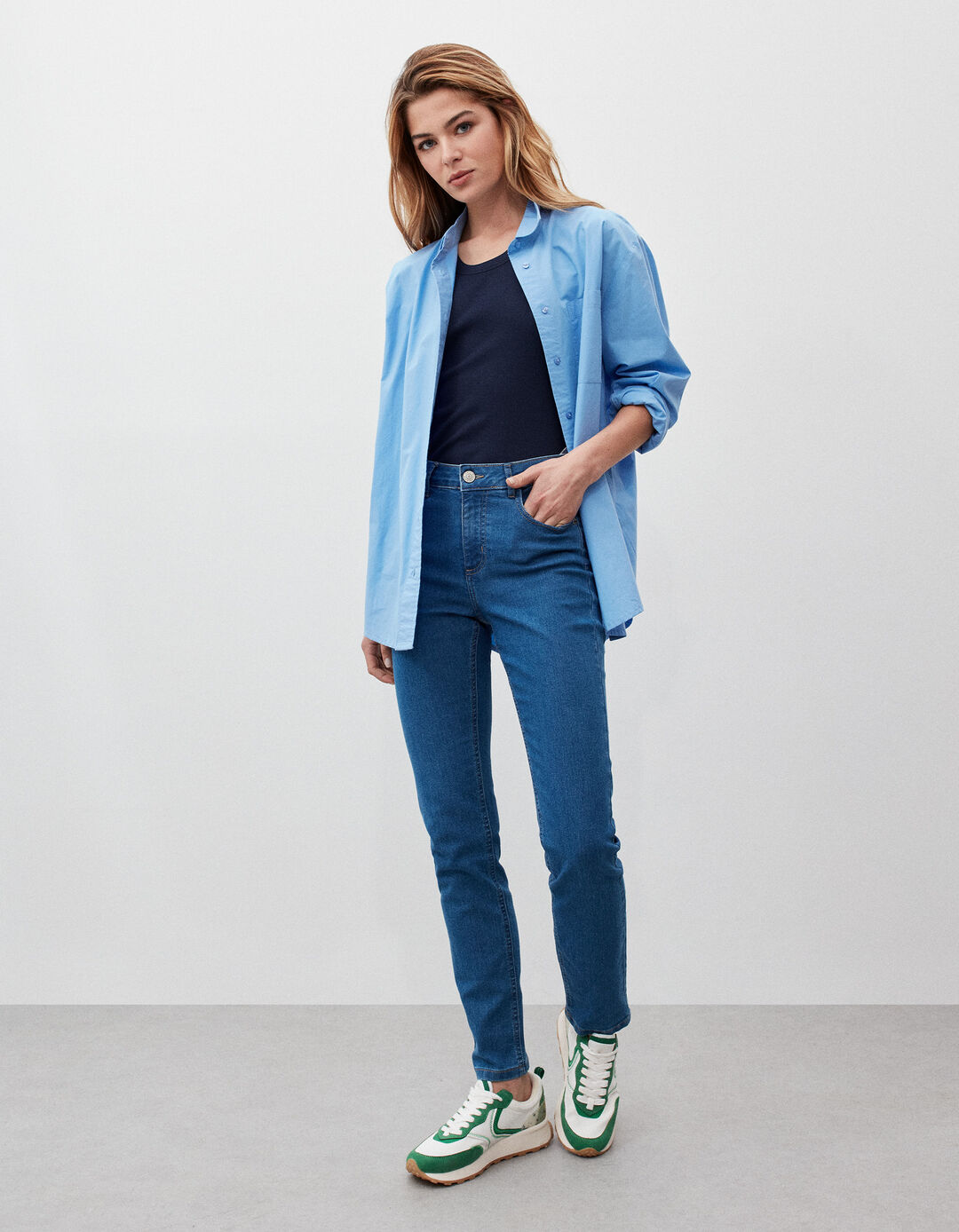 Jeans, Mulher, Azul