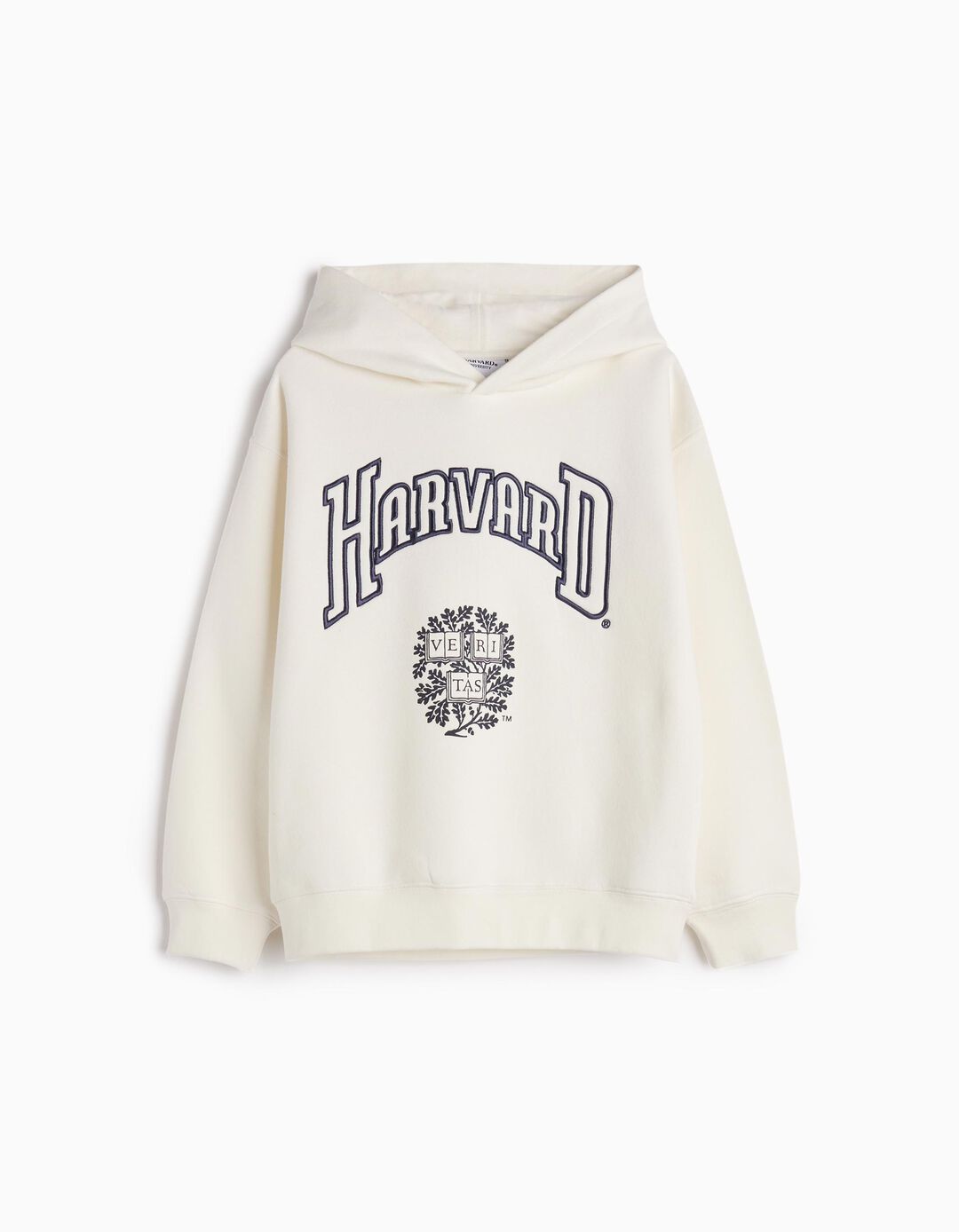 Sweatshirt com Capuz 'Harvard', Menina, Branco