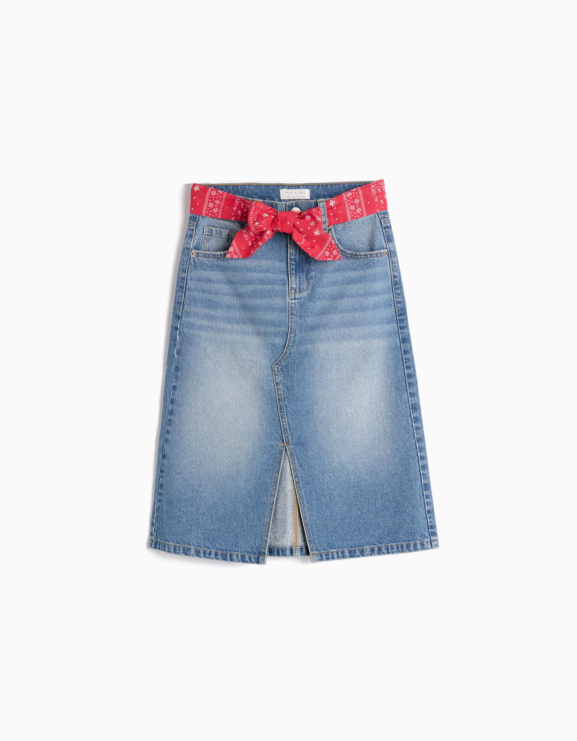 Comprar Online Saia 'Midi' de Ganga com Len&ccedil;o Vermelho, Menina 