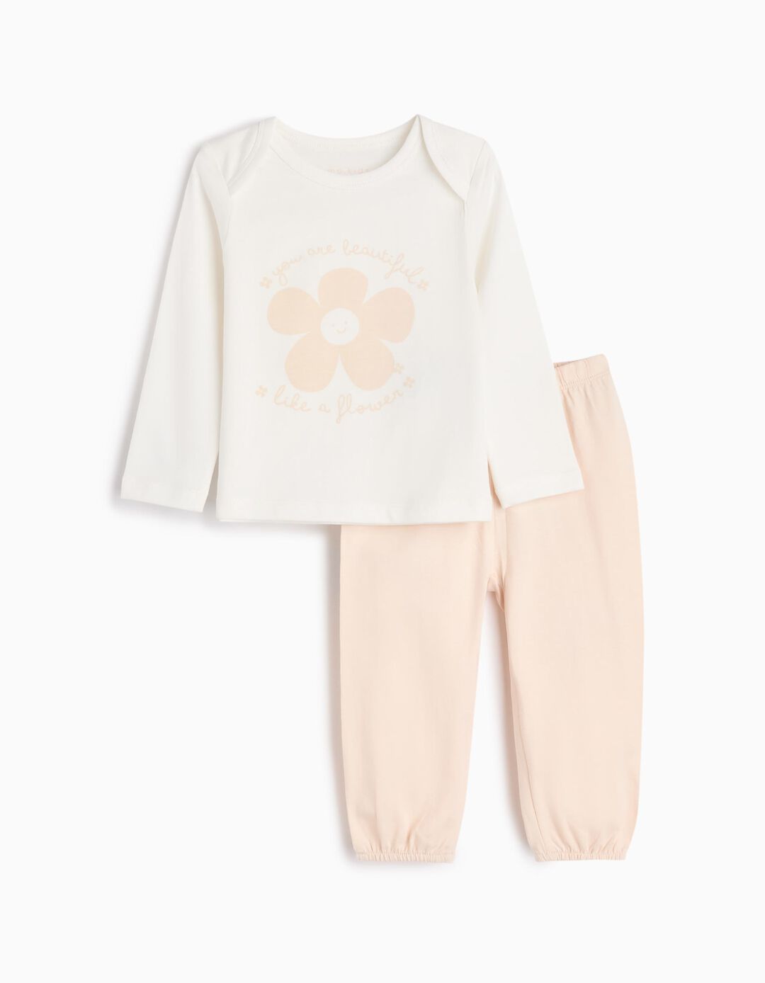 Pijama Jersey, Menina, Rosa Claro