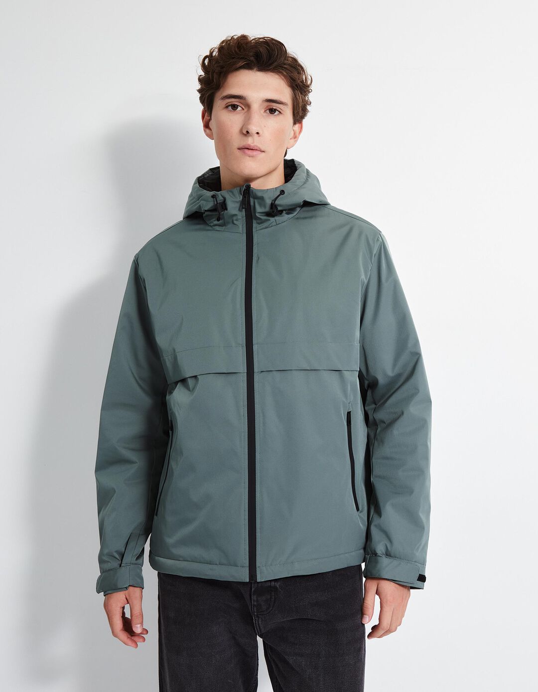 Parka N&aacute;utica Capuz, Homem, Verde Escuro