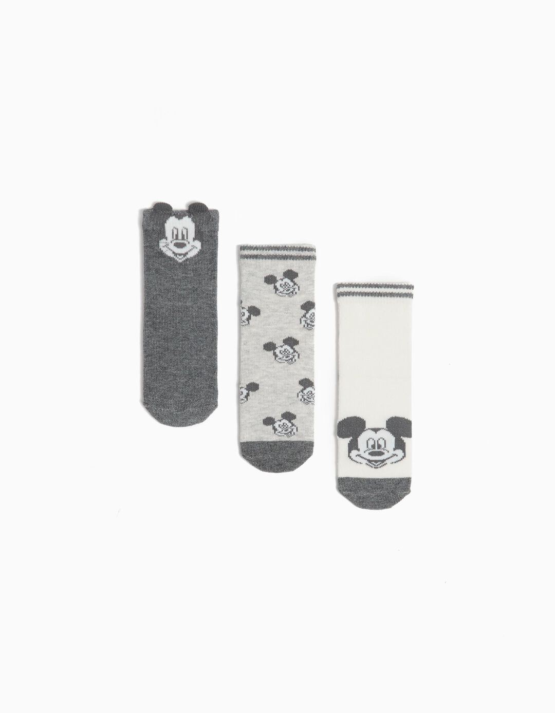 Pack 3 Pares de Meias 'Disney', Bebé, Multicor