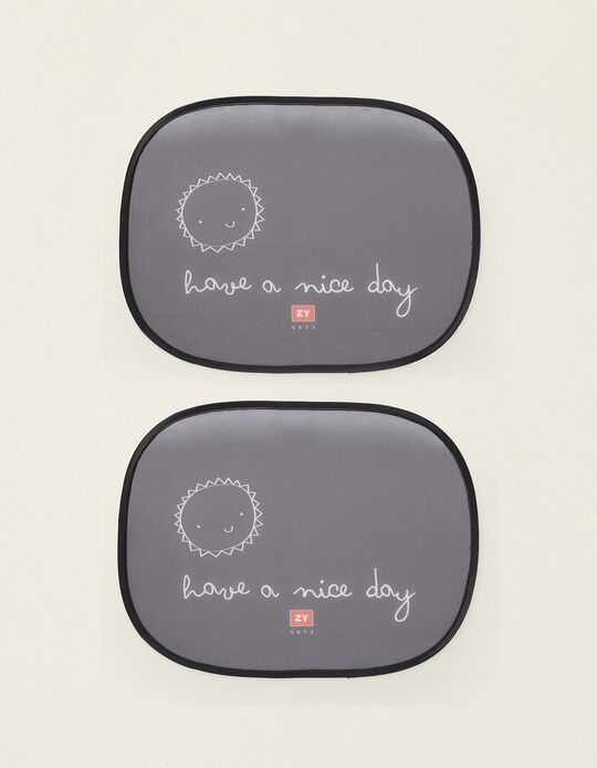 Comprar Online 2 Cortinas Tapa Sol Nice Day Aderente Zy Safe