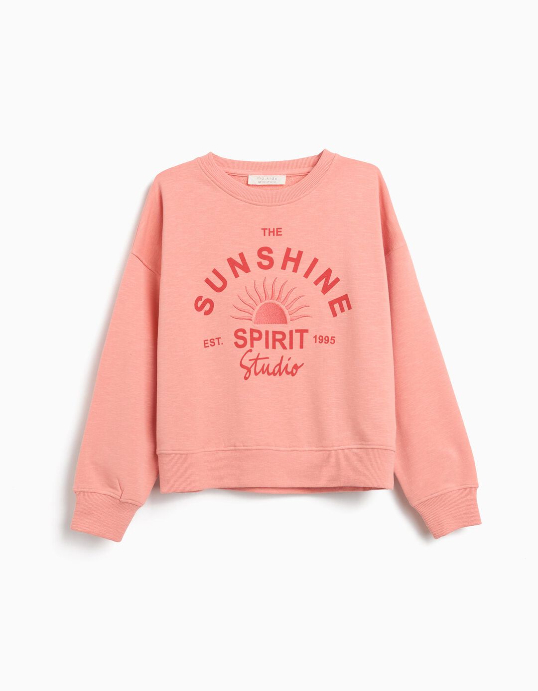 Sweatshirt, Menina, Salmão 