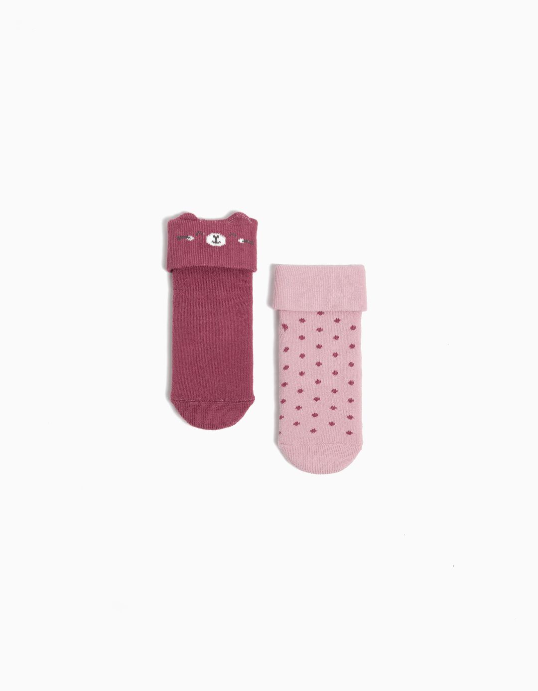 Pack 2 Pares de Meias Antiderrapantes, Menina, Multicor