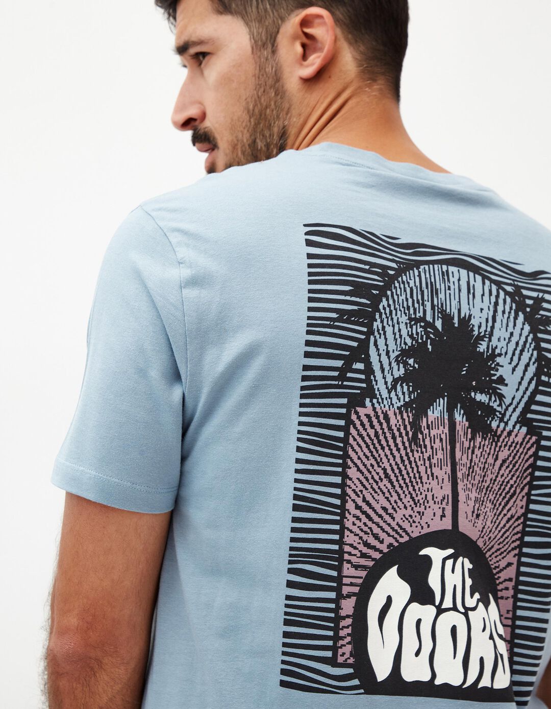 T-shirt 'The Doors', Homem, Azul 