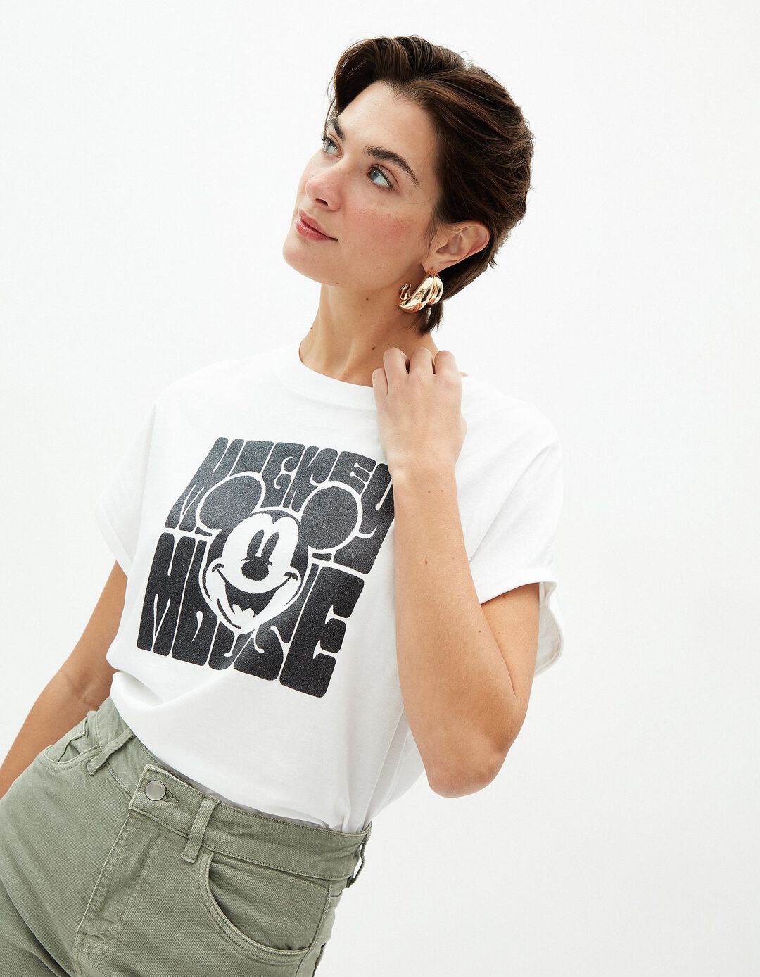T-shirt 'Disney', Mulher, Branca