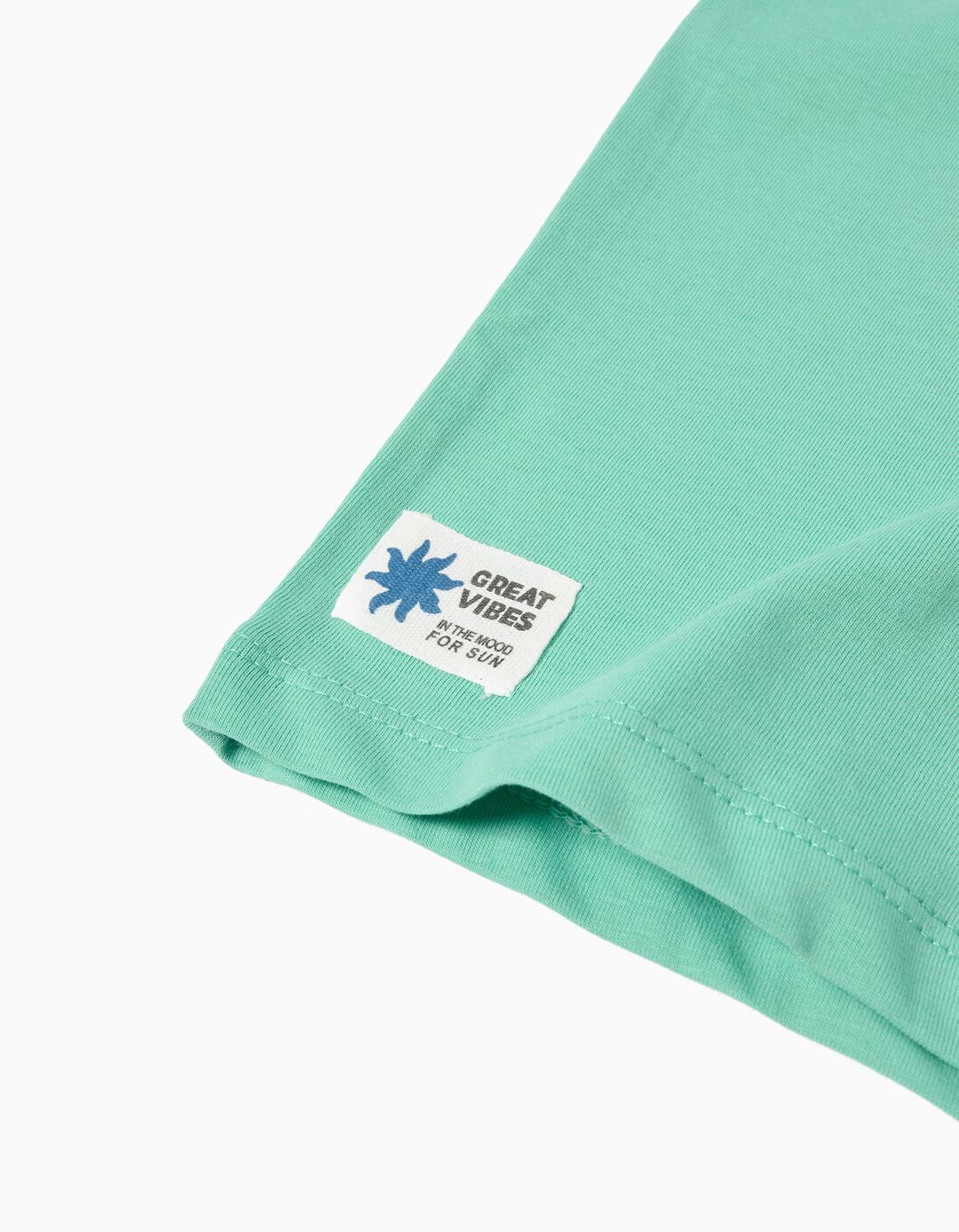 T-shirt, Menino, Verde Claro 