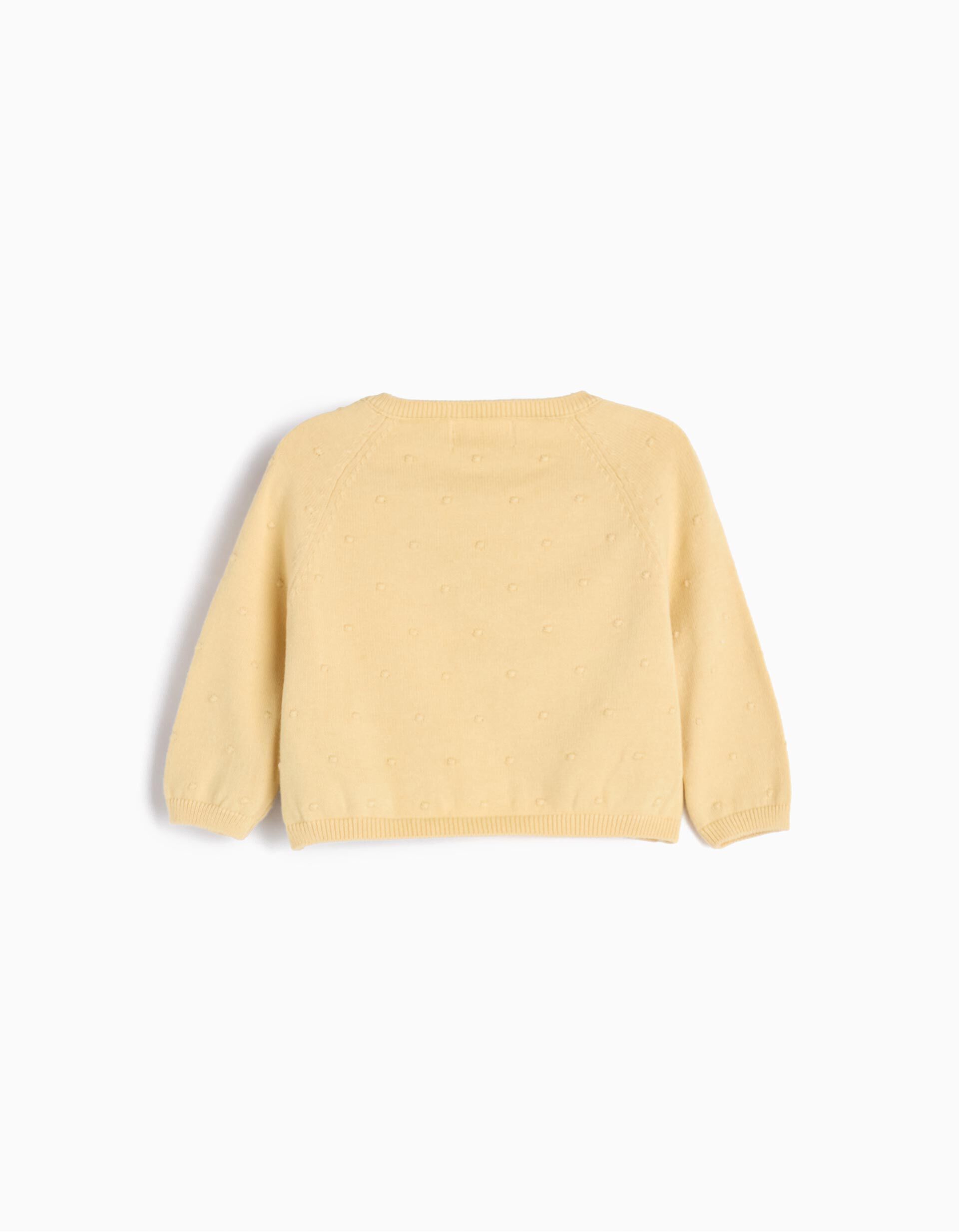 Comprar Online Casaco de Malha, Rec&eacute;m-nascido, Amarelo Claro