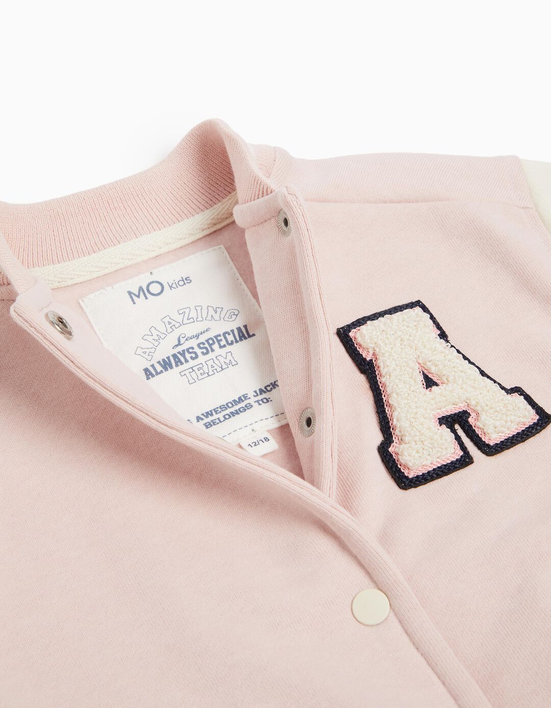 Casaco Bomber, Menina, Rosa