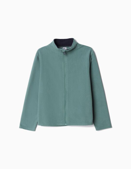 Comprar Online Casaco Polar Fecho de Correr, Menino, Azul Claro