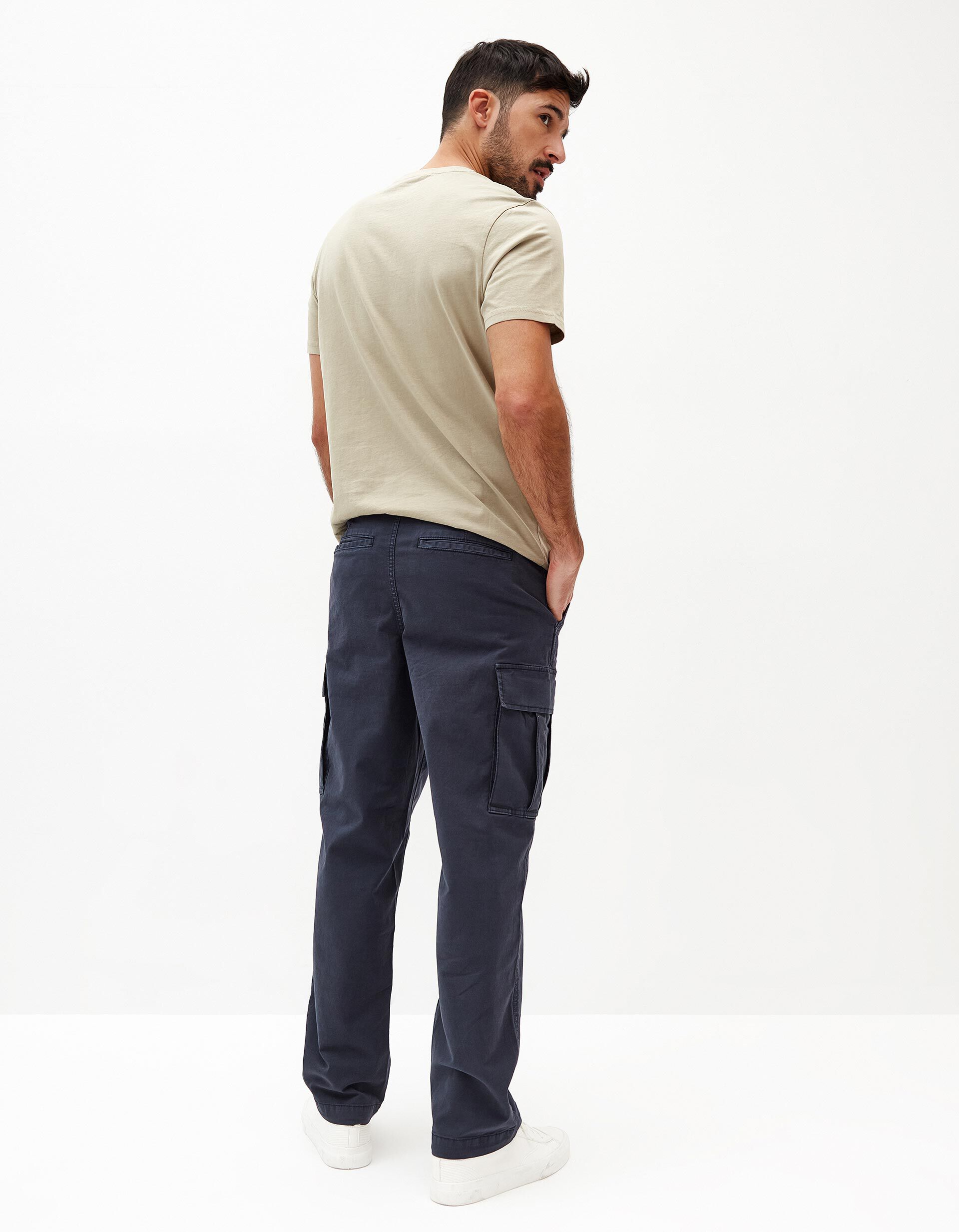Comprar Online Cal&ccedil;as Cargo, Homem, Azul Escuro